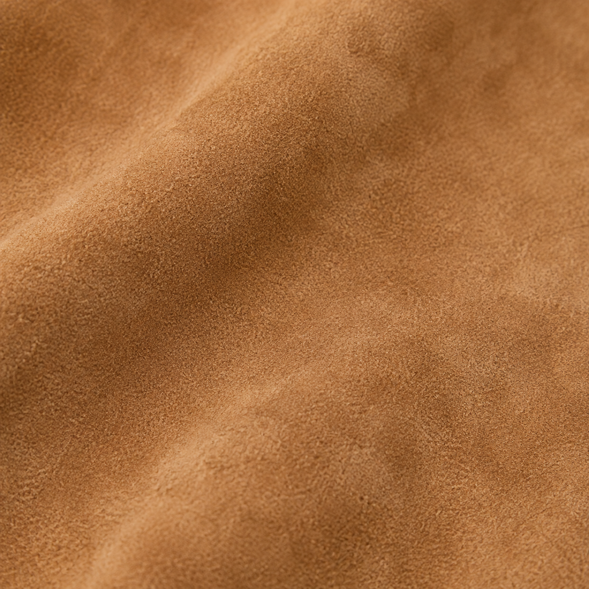 Tan Zip-Front Jacket with Dark Contrast Collar