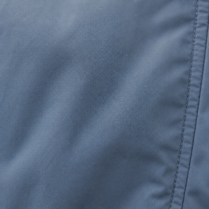 Dusty Blue Bomber Jacket with Sleeve Zip Pocket