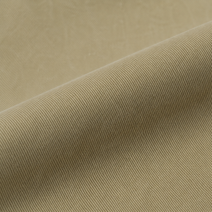 Khaki Relaxed Wide-Leg Drawstring Pants