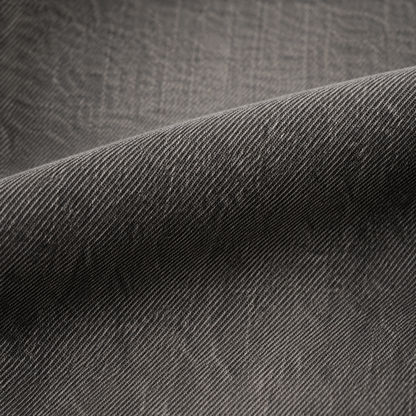 Smoky Gray Baggy Jeans with Center-Leg Fading