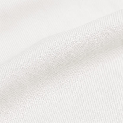White Wide-Leg Cargo Pants